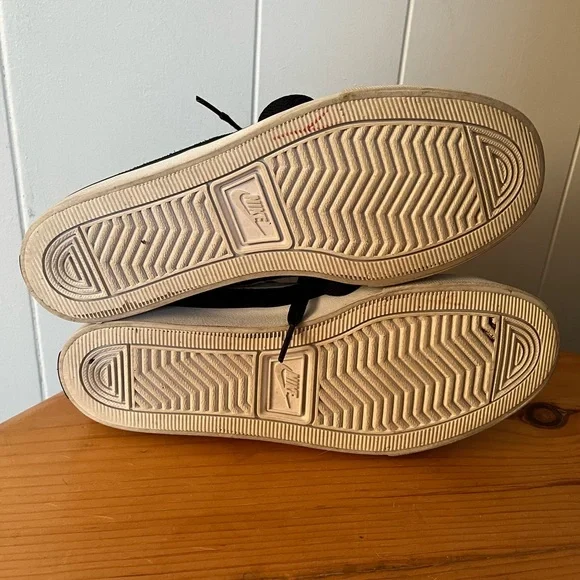 Nike Primo Court Mid Suede Black White High Top Sneakers 630656 Trainers Leather - Picture 7 of 7